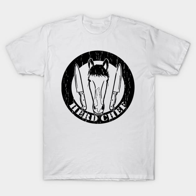 Herd Chef - Black T-Shirt by Kristal Stittle